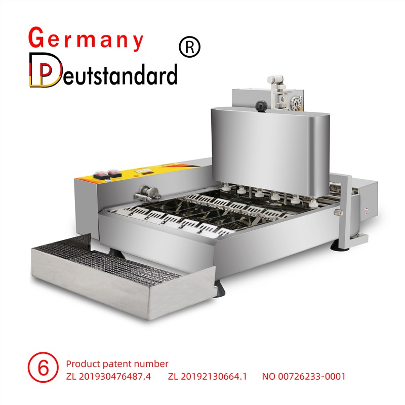 máquina de hacer rosquillas comercial máquina de donas de 6 líneas