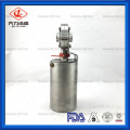 sanitary stainless steel Pneumatic butterfly valve