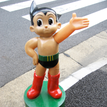 Classical Japanese cartoon anime figure fiberglass astro boy statue