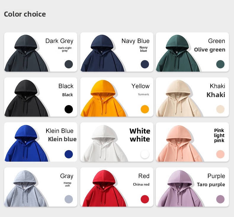 Пуловер свободного кроя с карманами европейского размера, вес 400 г 400 G European-size Loose-Fit Pocket Pullover