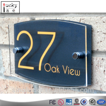 Acrylic House Sign Door Number
