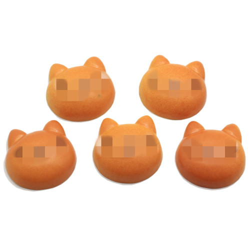 Resin Bear Head Cookies Επιδόρπιο Επίπεδη πλάτη Cabochon Μινιατούρα Τρόφιμα Είδη Τέχνης Διακόσμηση Γούρι