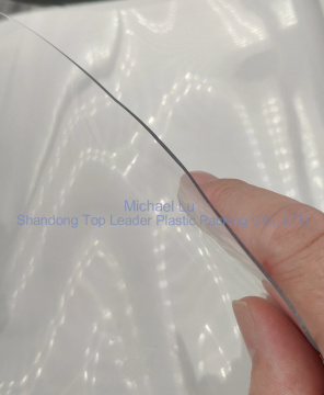 virgin material 0.5mm 54p transparent flexible PVC sheet
