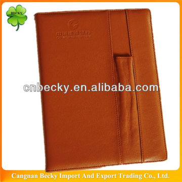 2014 Hot selling customized leather school note book