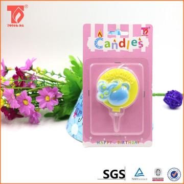 Lotus Candles for Birthday Cakes/blue candle real/flower shape candles