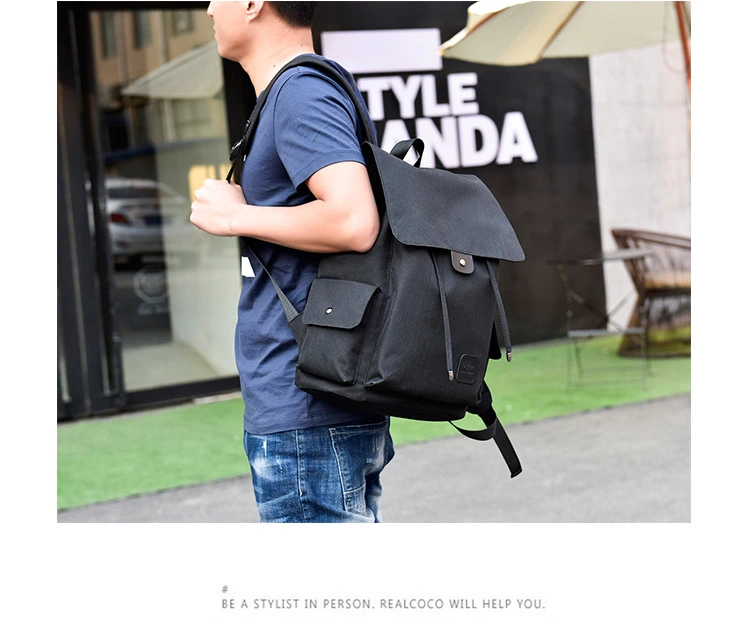 New USB Charging Men and Women Outdoor Leisure Canvas Big Travel Backpack Fashion Backpack Student School Bag Laptop Bag