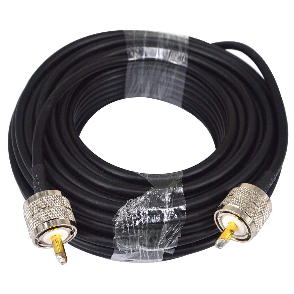 RG 58 Low Loss UHF PL-259  LMR 195 RG142 Male to Male ham Radio Cable