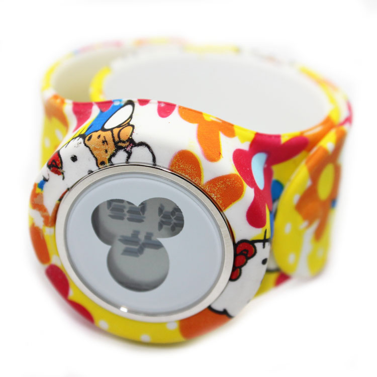 wholesale custom kid silicone slap watch