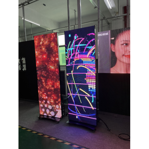 Large outdoor mobile led poster