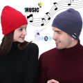Winter Knitting Beanie Cap Bluetooth Beanie Hat Headphone