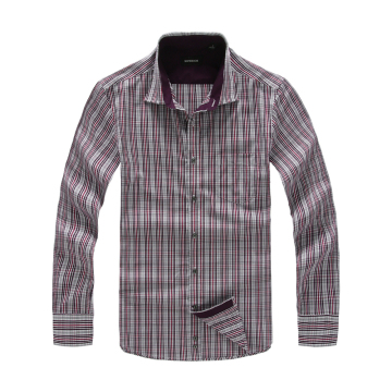 Spring Striped Slim Fit Mens Casual Shirts