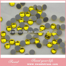 Wholesale DMC iron-on strass,Flatback iron-on crystal for jewelry and garment