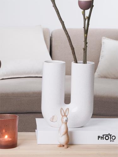 Easter U-Shape Ceramics Vase