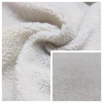 100%Polyester Sherpa-Like Fleece Knitting Fabric