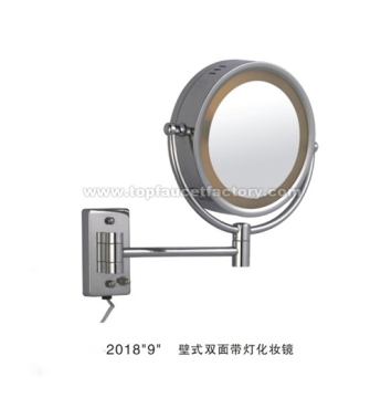 Wall-Mounted Lighted Cosmetic Mirror (Double sides)