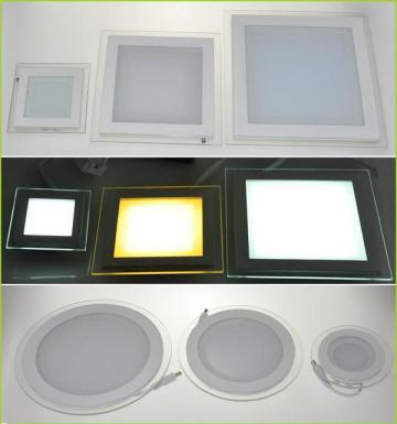 Hot selling 6w 12w 18w Epistar smd round you jizz tube glass panel light free porn tube cup wall panel led