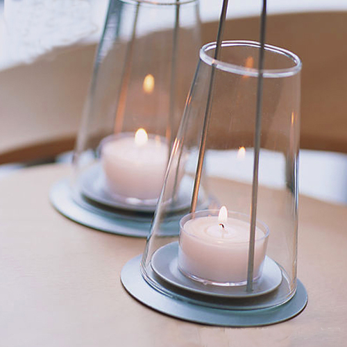 Decorative White Wax tealight Candle