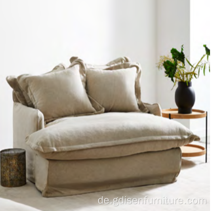 Modernes Design Dawson Baumwollstoff Wohnzimmersofa