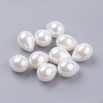 Pandahall White Pearl Half Drilled Beads: Unique and Elegant Jewelry Making Supplies