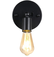 Black Wall Sconce Light - Decorative Wall Mount Lighting