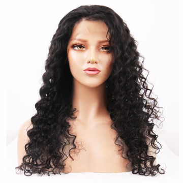 top sale swiss lace front lace curly Wave wig human hair lace front wig frontal