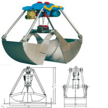 Overhead Crane Used Mechanical Clamshell Grab Bucket