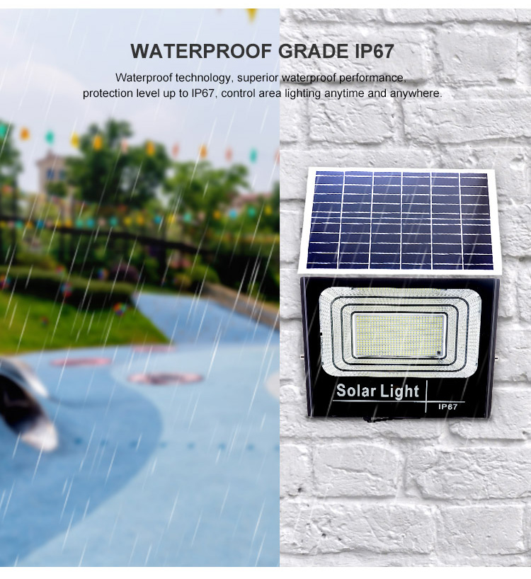 Most powerful with CE RoHS waterproof IP67 outdoor 200w solar led flood light