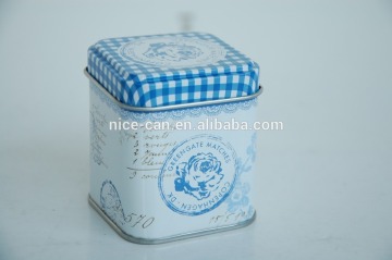 chinese tea tin box&tea tin can square tin box