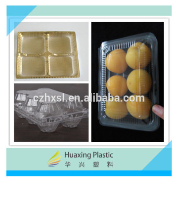 transparent pet food tray