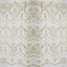Golden Thread Lace Embroidery Fabric
