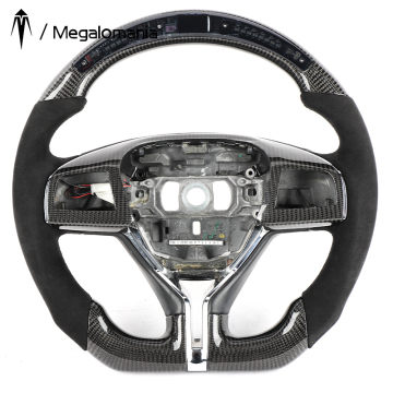 High quality Alcantara carbon fiber granturismo steering wheel fit for Maserati Fti for Maserati