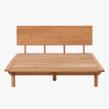 FAS Solid Wood Oak Flat Back Bed