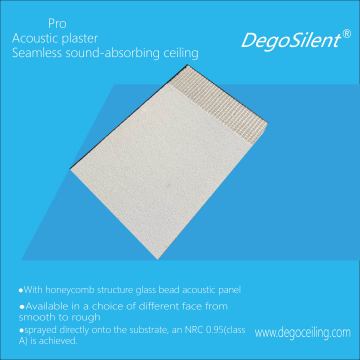 Rigid glass bead acoustic panel