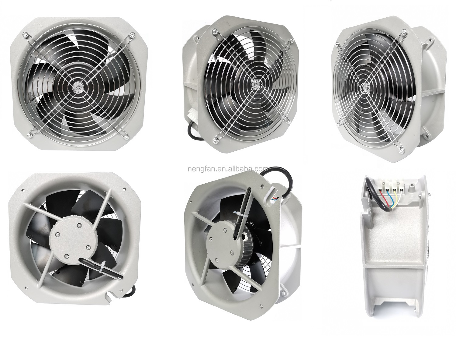 8 Inch Ec Axial Industrial Blower Fan With 0-10v/pwm Speed Control ...
