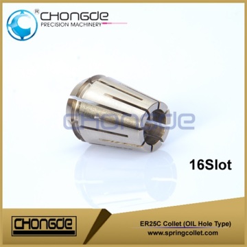 Oil type ER25C collet with best accuracy