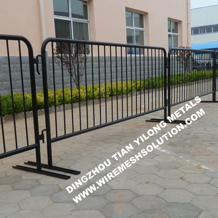 Crowd Control Barrier Flat Feet