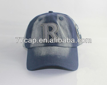 Washed Cowboy Style Custom Embroidery Yankee Baseball Hats