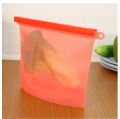 Food Grade Kesegaran Reusable Freezer Silicone Ziplock Bag