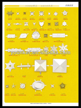 Wholesale Decoration Pyramid Metal Stud Rivet Nailhead for garment and shoes