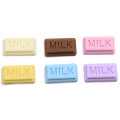 20MM Cute Pastel Chocolate Chunk Bar Μινιατούρα Dollhouse Food Resin Flatback Cabochons Kawaii Sweet Candy Ornaments Jewelry DIY