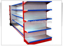 Slat Panel Gondola rack, grocery store display racks, grocery store shelving