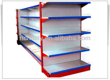 Slat Panel Gondola rack, grocery store display racks, grocery store shelving