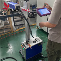Industrial laser printer for plastic tube marking