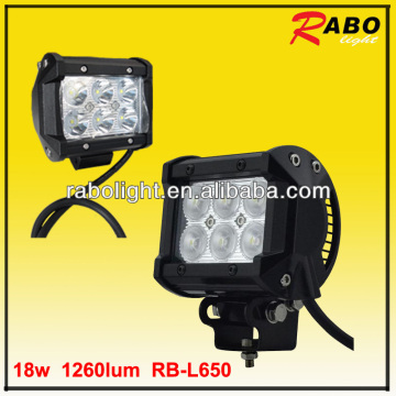 led light bar off road light 18w