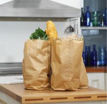 Bread paper bag no printing