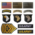 Patch in velcro personalizzate con ricamo tattico del bracciale della divisione