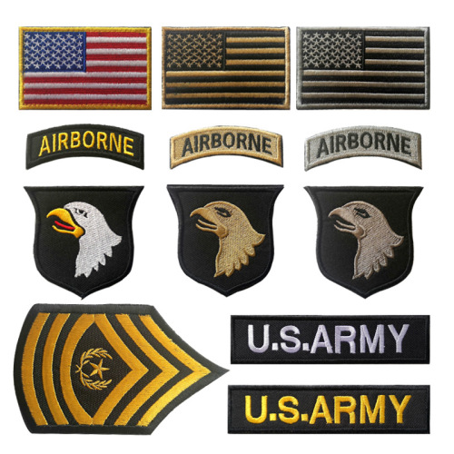 Division Armband Tactical Embroidery Custom Velcro Patches