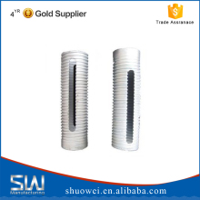 steel prop screw couplers, scaffolding prop threaded pipe head
