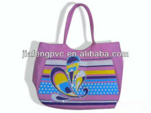 2013 Fashion Design Purple Fabric Hand Bag for Lady