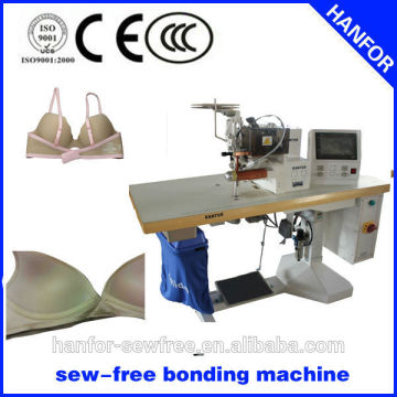 shanghai hanfor hot melt fusing tape bonding machine for bra